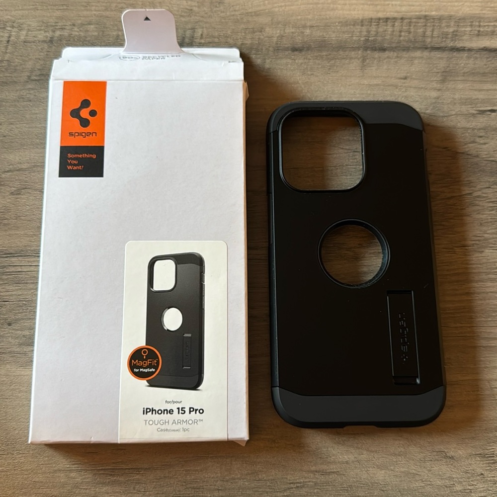 Spigen Tough Armor MagFit Designed for iPhone 15 Pro Case